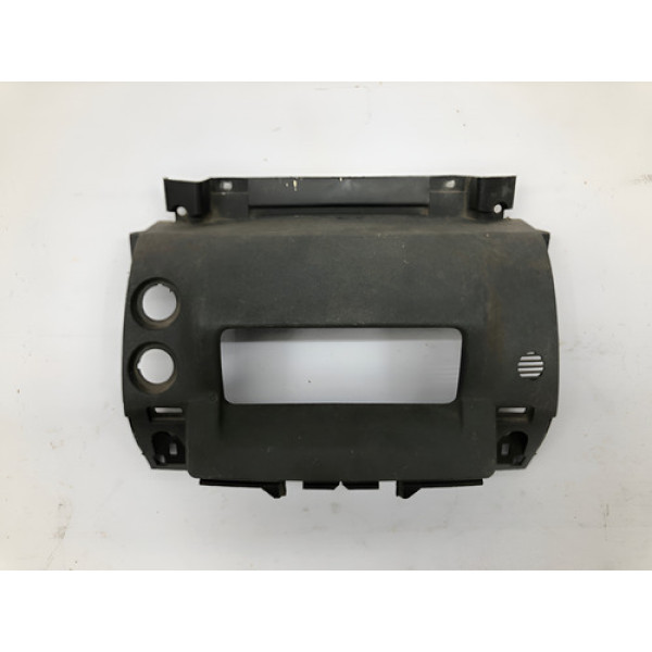 Moldura Inferior Central Nissan Frontier 2.5 2014 2016 Preto