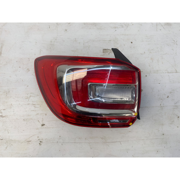 Lanterna Traseira Esquerda Renault Logan 2019 2024 Detalhe Esquerdo/motorista Vermelho