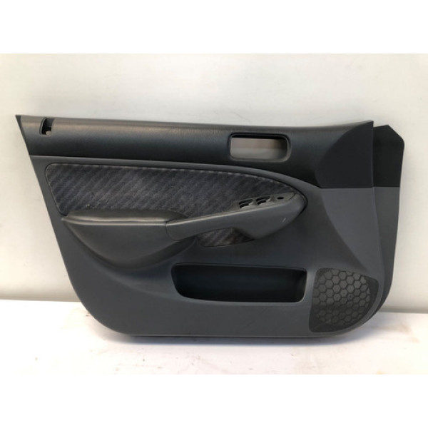 Forro Porta Dianteiro Esquerdo Civic 2001 2006 Tecido Listra Cinza