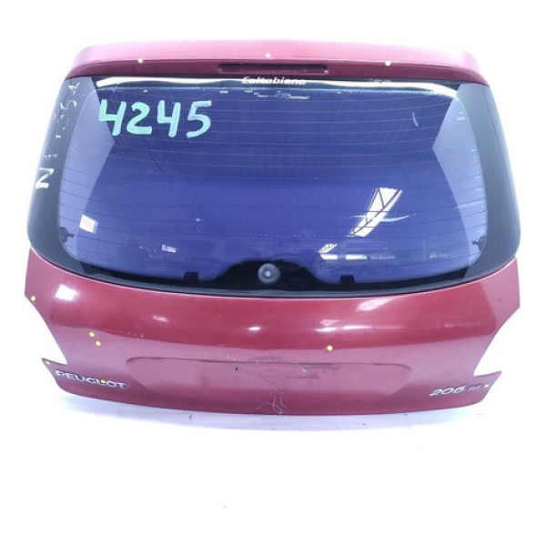 Tampa Traseira Peugeot 206 Hatch 1999 2003 Com Vidro Detalhe