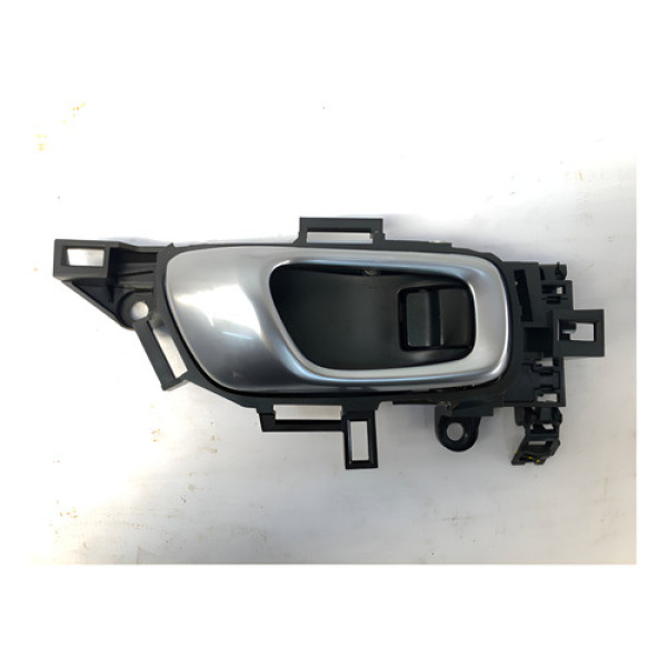 Maçaneta Interna Traseira Direita Honda Hrv 2022 2025 Prateado Traseira