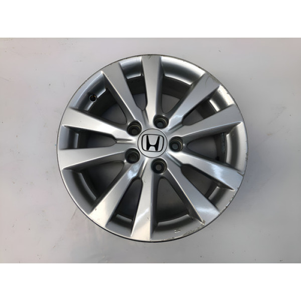 Roda Aro 16 5x114 Liga Leve Honda Civic G8 G9 2007 2015 Prateado