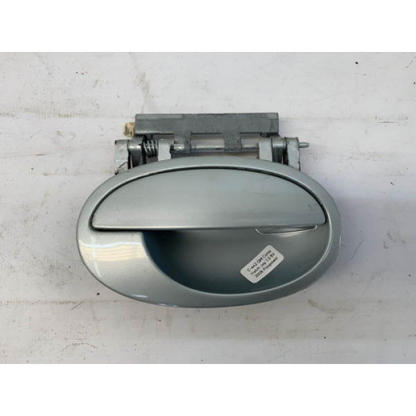 Maçaneta Externa Traseira Direita Gm Corsa 2002 2012 Prateado