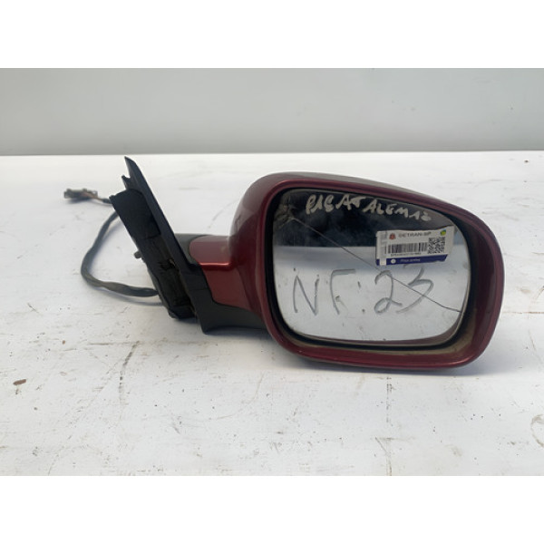 Retrovisor Direito - Passat Alemão 1999 Vermelho Detalhe