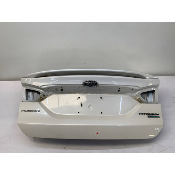 Tampa Traseira Ford Fusion 2013 2016 Detalhe Branco