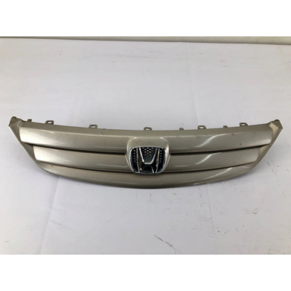 Grade Para Choque Dianteira Civic 2001 2003 Dourado Detalhe Dourado Natural