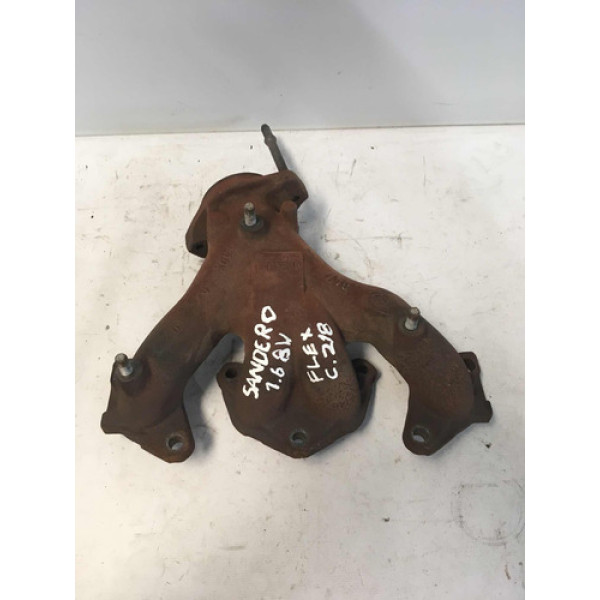 Coletor De Escapamento Renault Logan Sandero 1.6 8v Flex