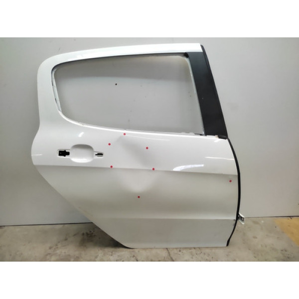 Porta Traseira Direita Peugeot 308 2012 2014 Branca Detalhe
