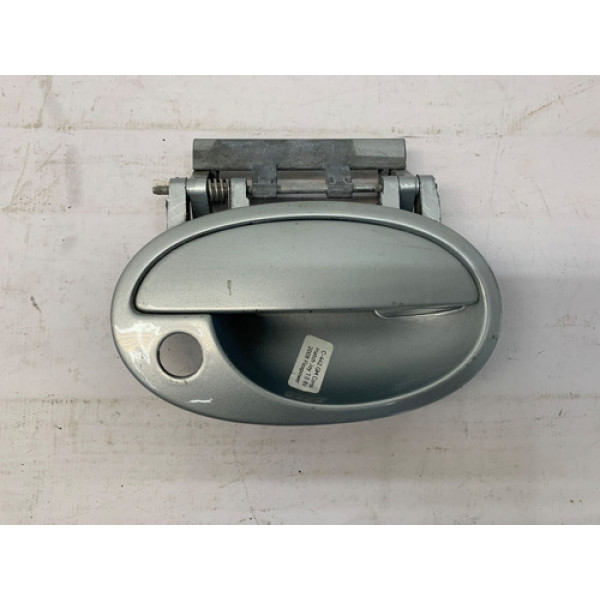 Maçaneta Externa Dianteira Direita Gm Corsa 2002 2012 Prateado Dianteira