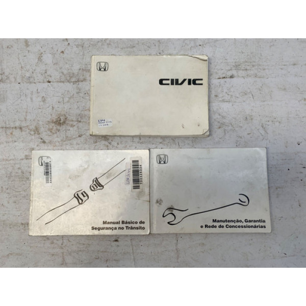 Manual Proprietario Honda Civic 1.7 2001 2006