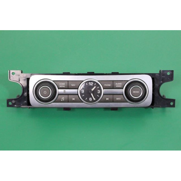 Comando Do Som Multimídia Com Relógio Range Rover Sport 2010