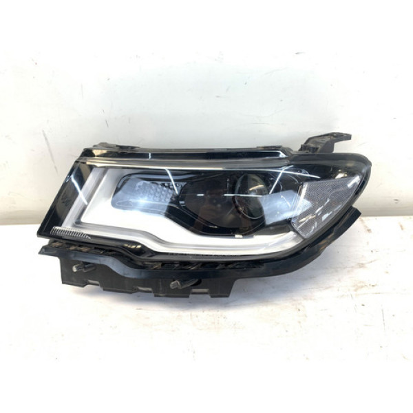 Farol Esquerdo Jeep Compass 2016 2021 00534888210 Detalhe Esquerdo/motorista