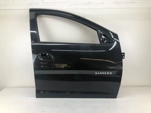 Porta Dianteira Direita Renault Sandero 2014 2019 Dianteira Direita Preto